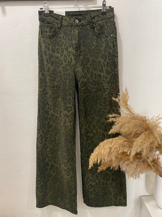 Jeans stampa animalier